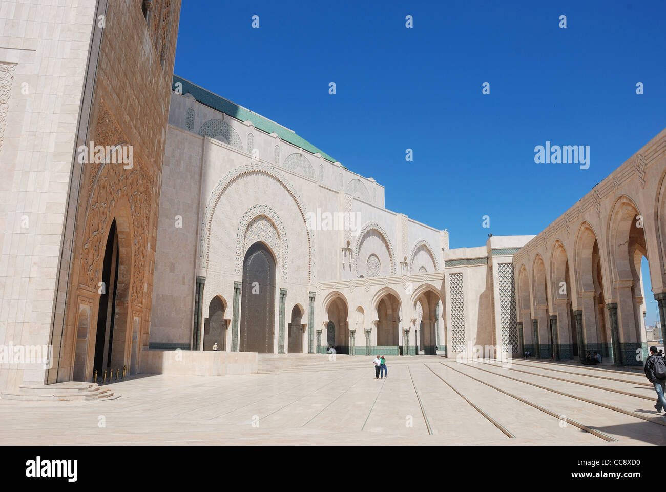 Casablanca Moschea Hassan II Foto Stock