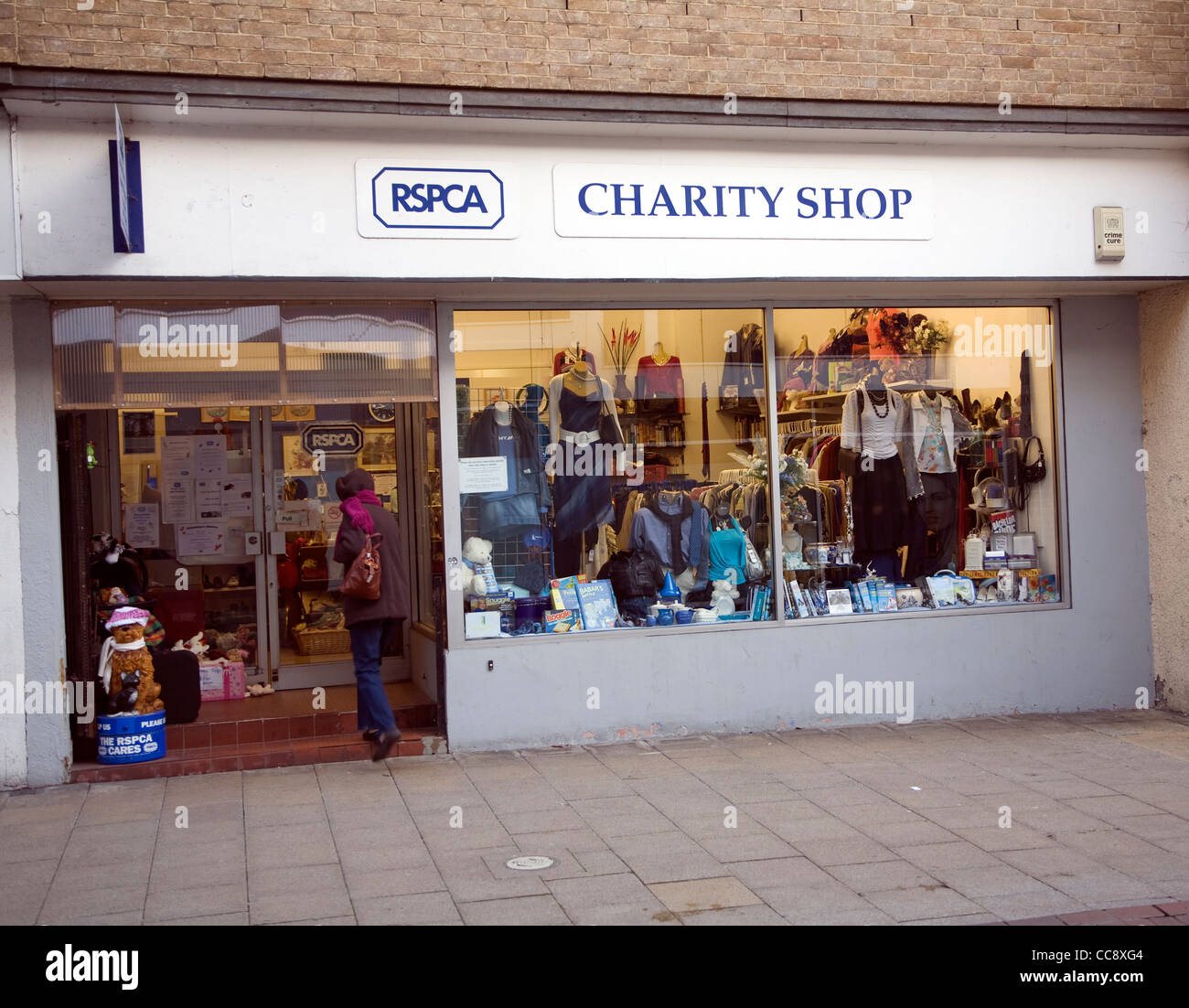 RSPCA carità shop Foto Stock