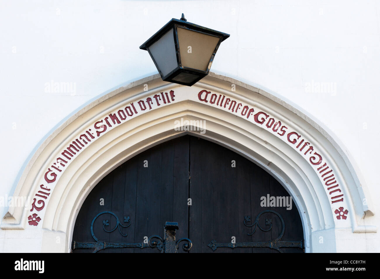 Vecchia scuola di grammatica nel villaggio di Dulwich e legata al collegio fu costruito in stile Tudor nel 1840s da Sir Charles Barry. Foto Stock
