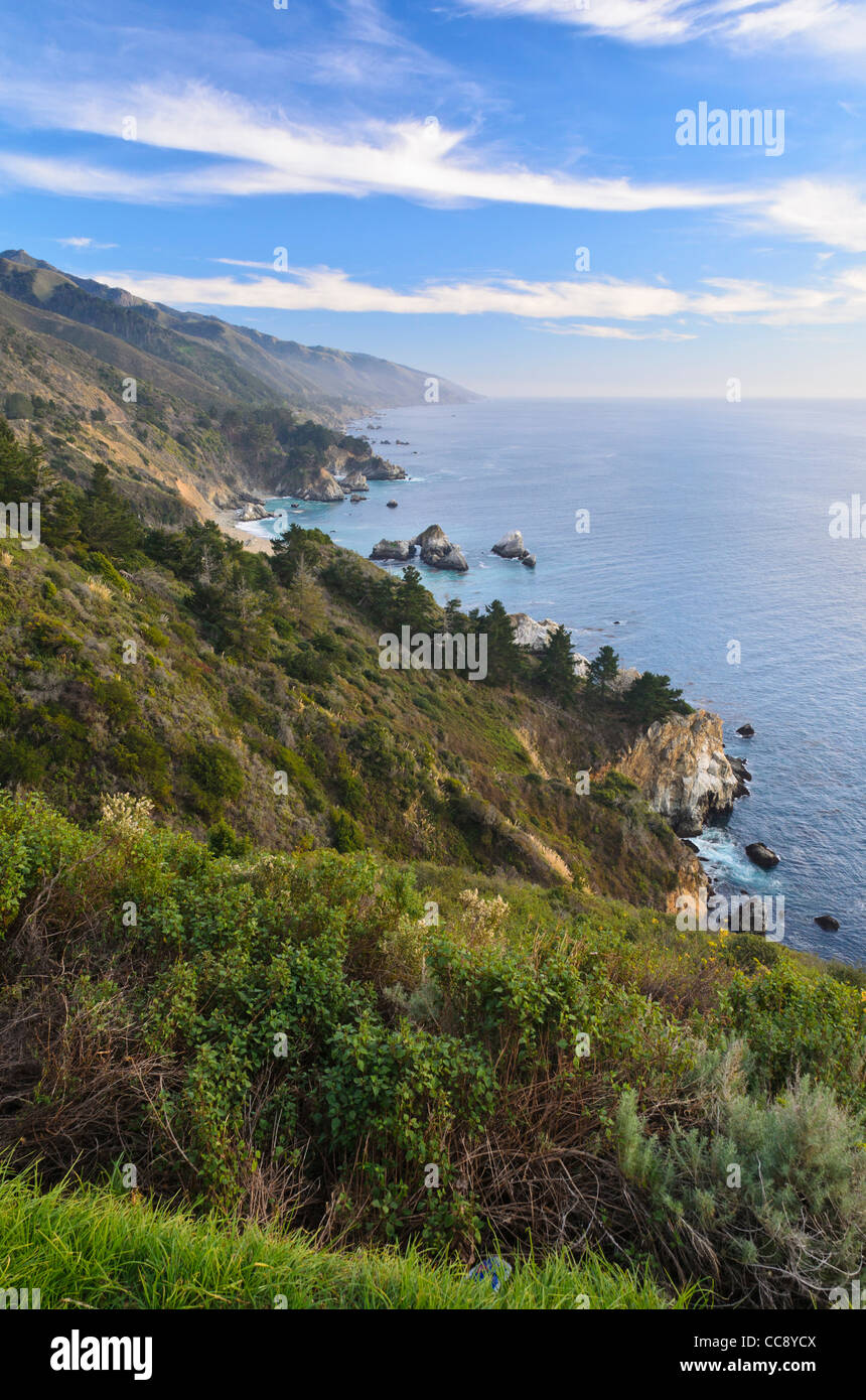 Central Coast, Big Sur vicino Monterey, California Foto Stock