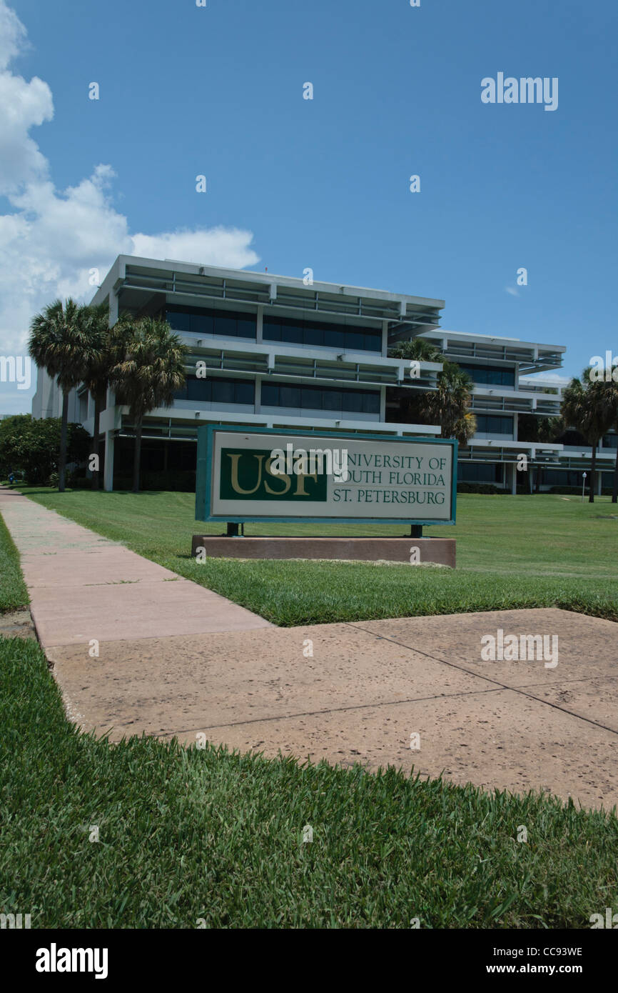 Univesity della Florida del sud San Pietroburgo Campus Foto Stock