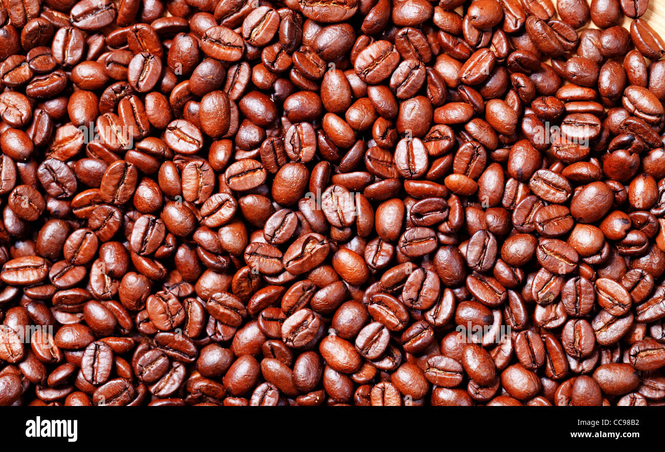 Marrone caffè, texture di sfondo, Foto Stock