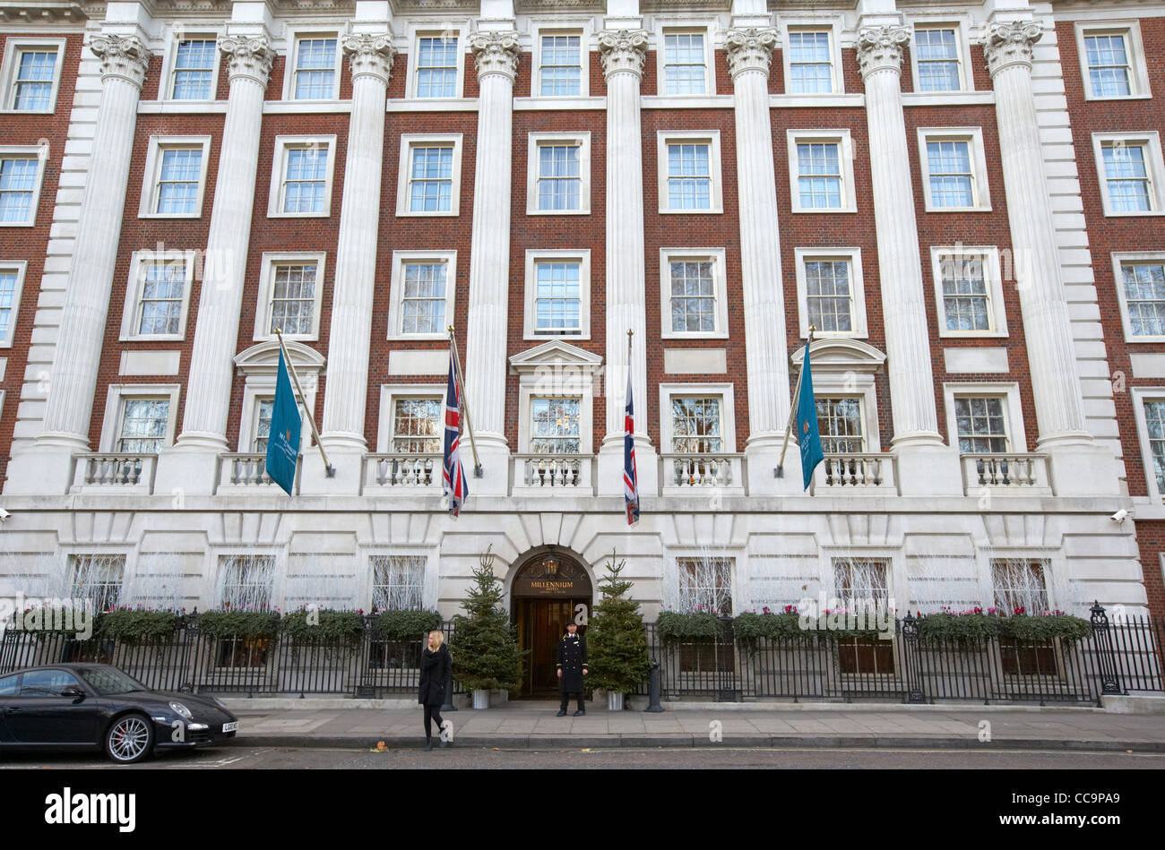 Millennium Hotel Mayfair Grosvenor Square Londra Inghilterra Regno Unito Regno Unito Foto Stock