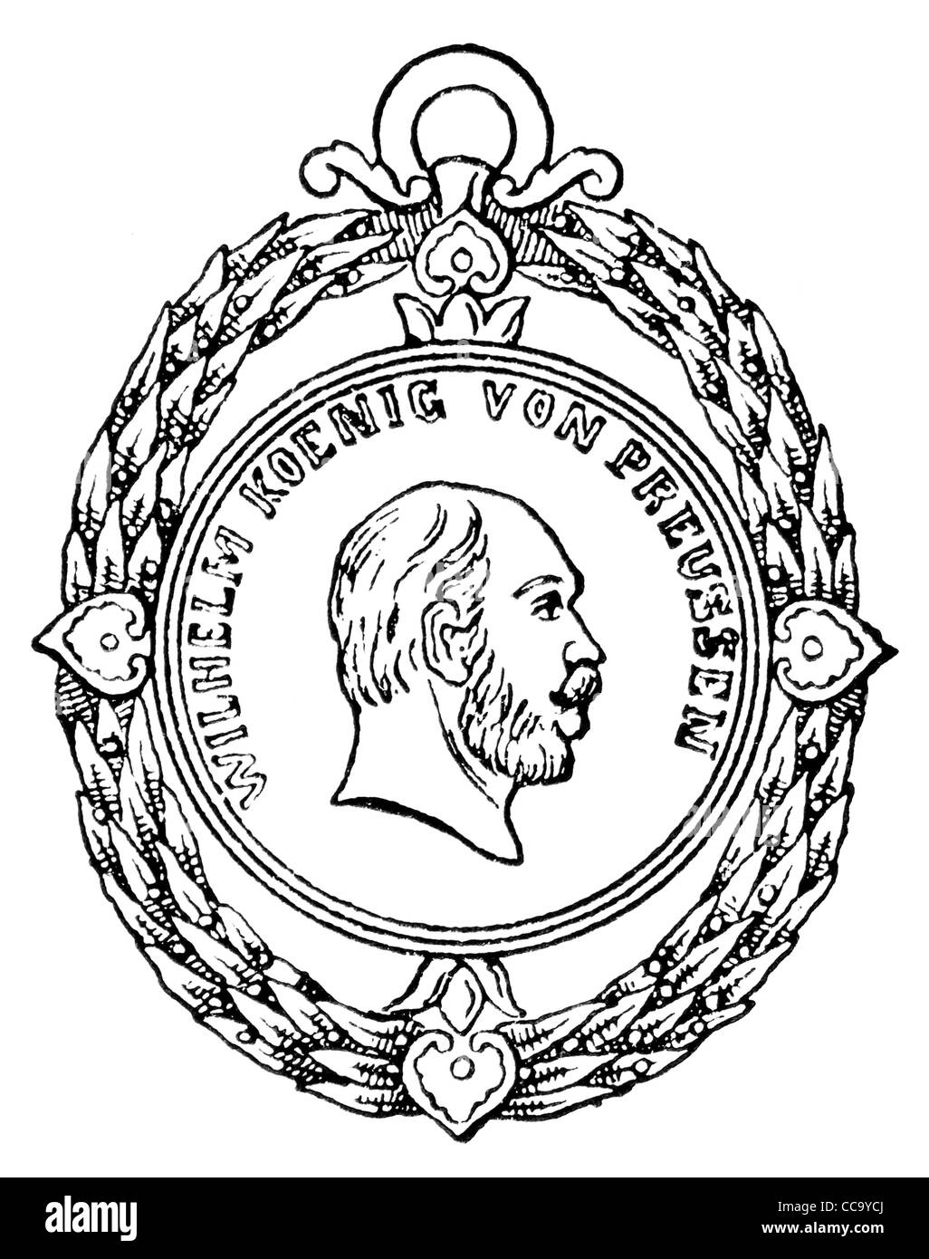 William-Order (Prussia, 1896). Pubblicazione del libro "eyers Konversations-Lexikon", volume 7, Lipsia, Germania, 1910 Foto Stock