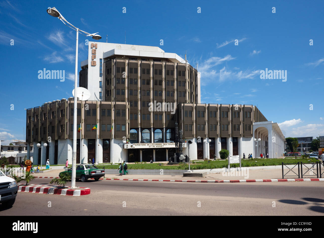 Ministere de L'Economie des Finances et du budget, Brazzaville, Repubblica del Congo, Africa Foto Stock