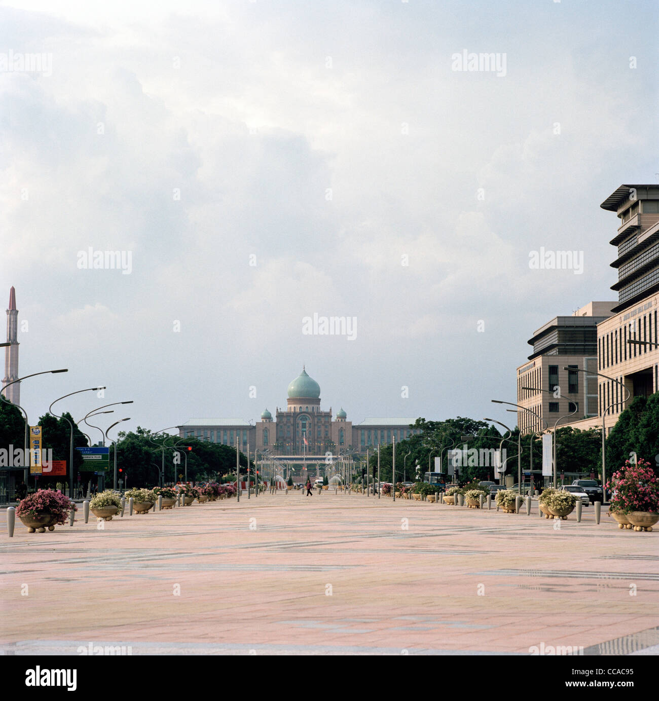 Fotografia di viaggio - Il Perdana Putra in Putrajaya a Kuala Lumpur in Malesia nel sud-est asiatico in Estremo Oriente. Foto Stock