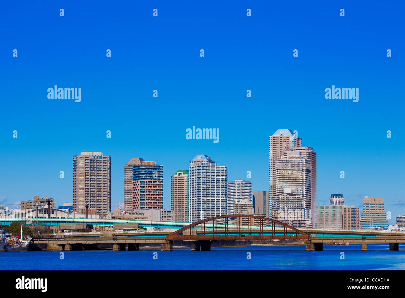 Skyline di Tokyo Foto Stock