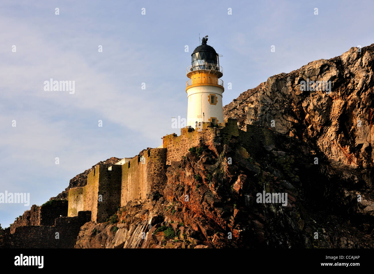 La Bass Rock Lighthouse, Firth of Forth Foto Stock