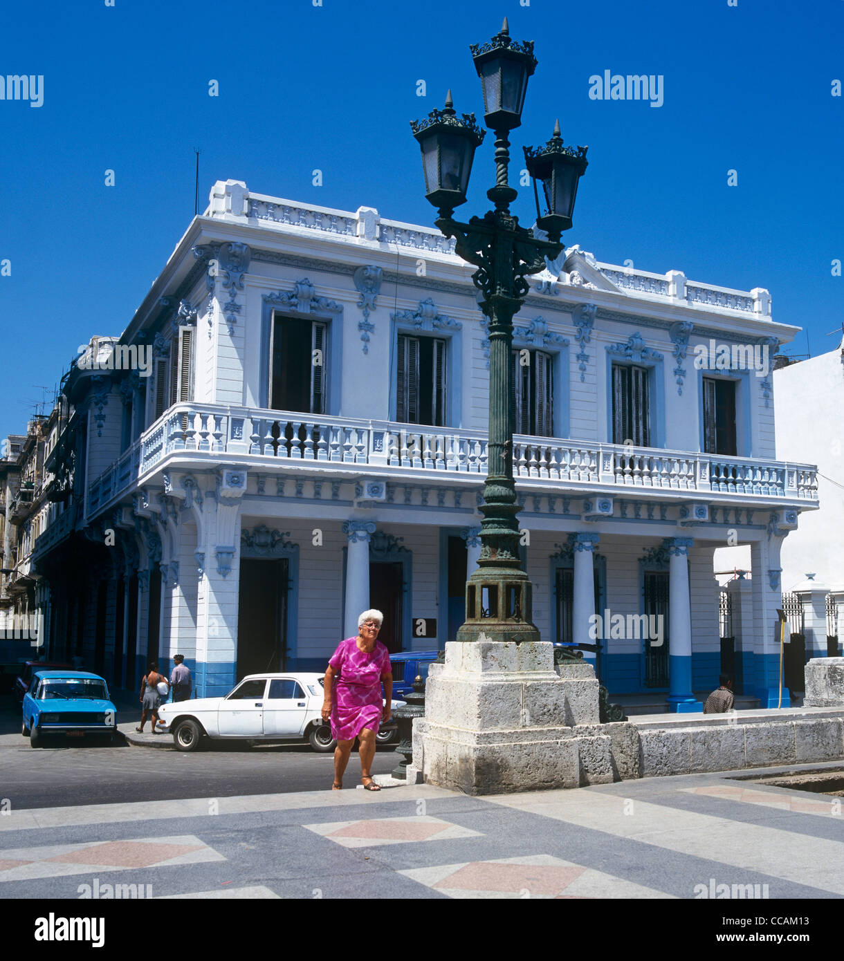 Architettura tradizionale Havana Cuba Foto Stock