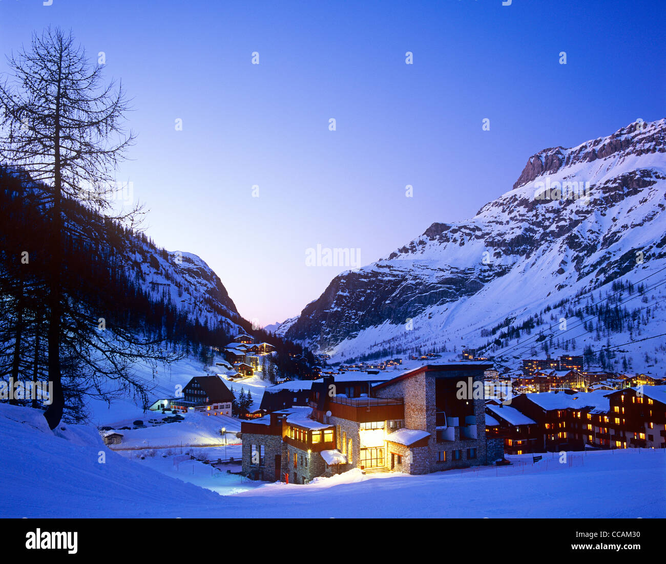 Val D'Isare le Alpi francesi Foto Stock