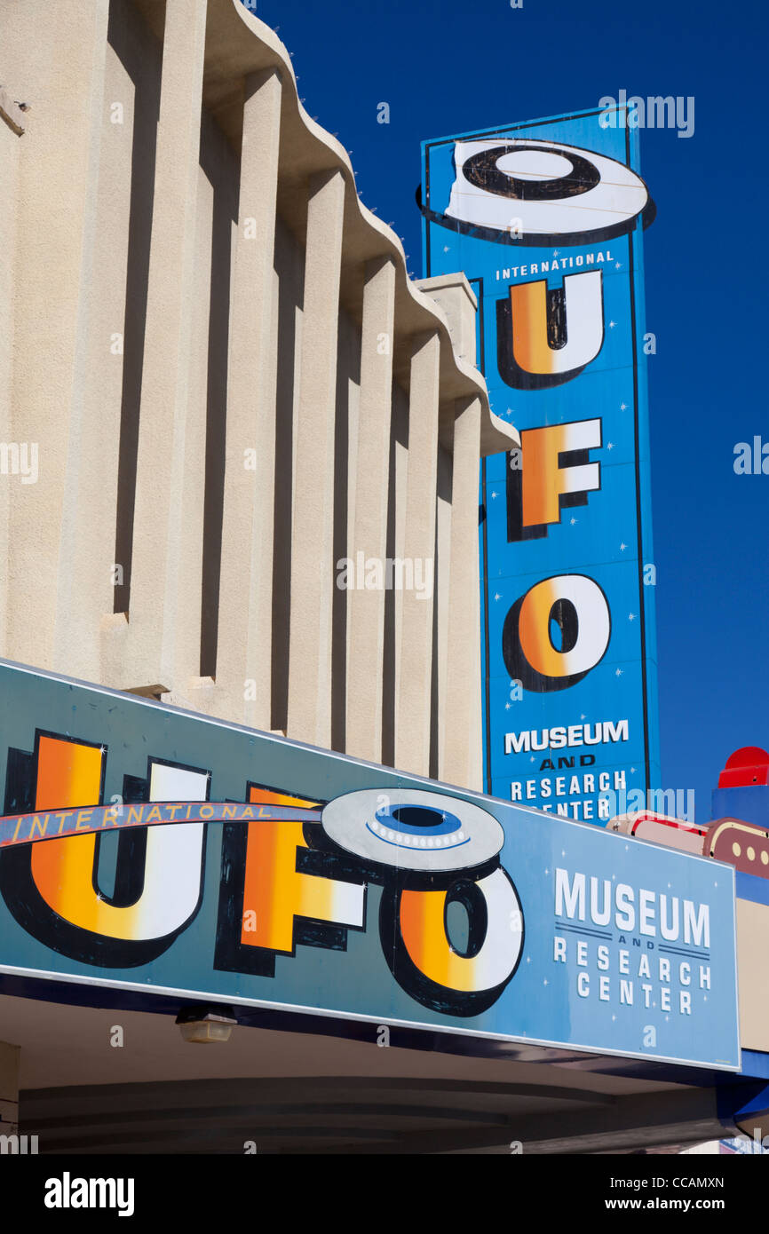 UFO Museo e Centro di ricerca a Roswell, New Mexico Foto Stock