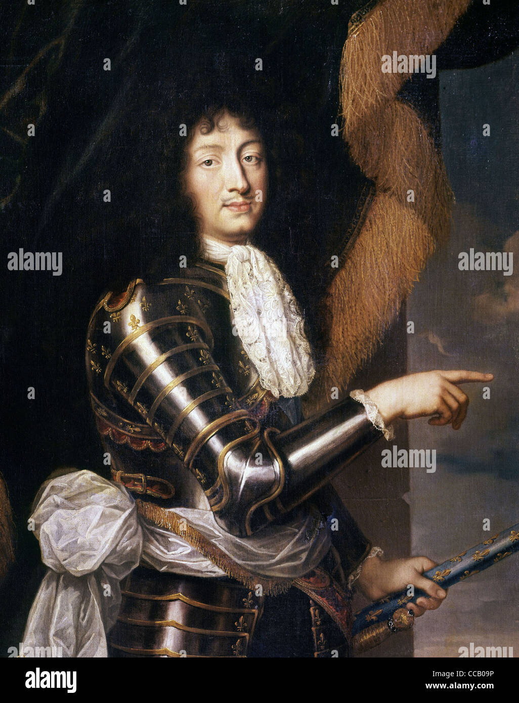 Louis XIV XVII secolo del Museo di Prado - Madrid Foto Stock