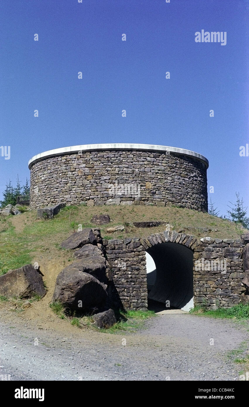 Skyspace arte moderna al Kielder acqua e Forest Park, Northumberland, England, Regno Unito Foto Stock