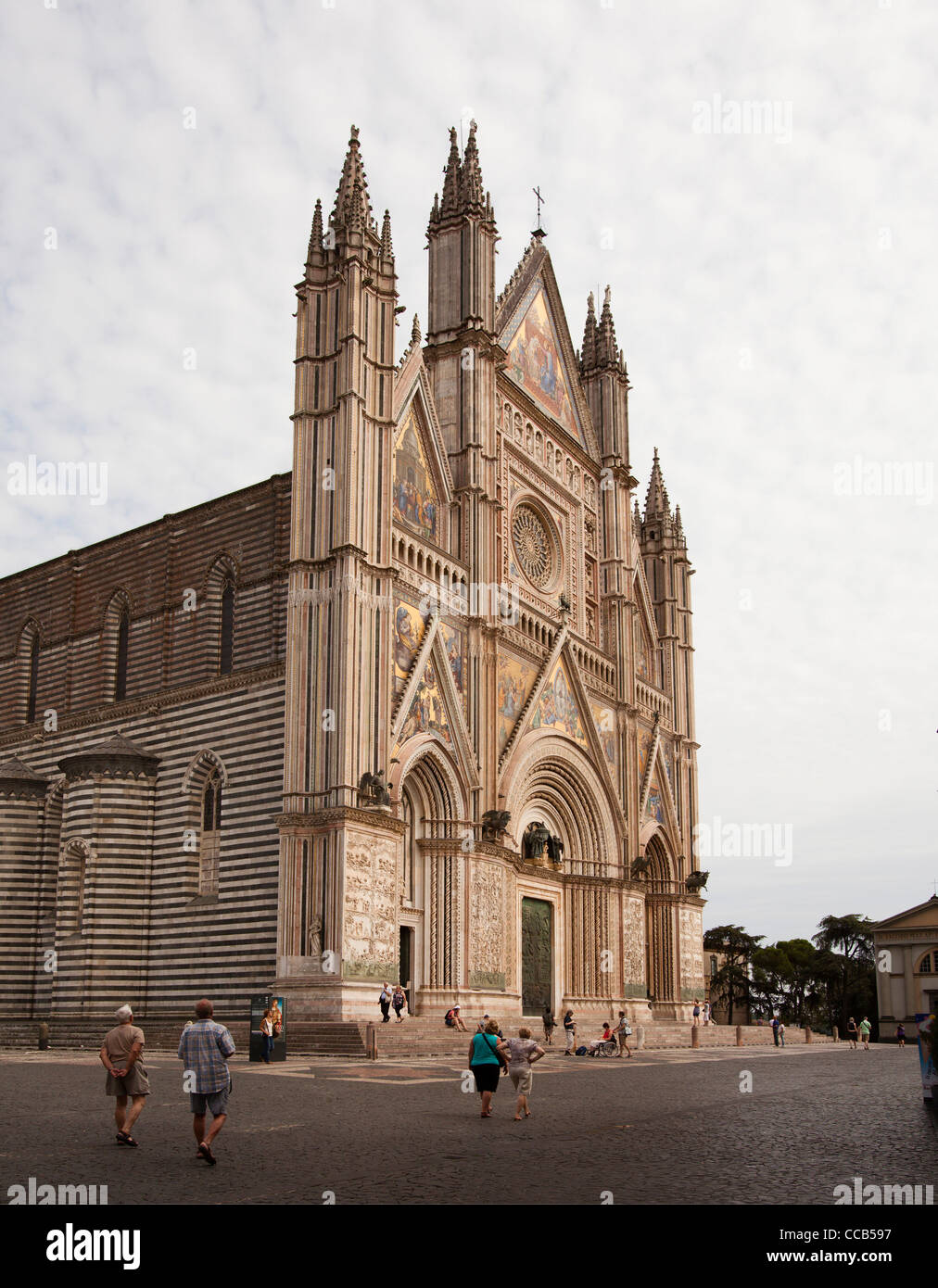 Cattedrale di Orvieto, Italia. Foto Stock