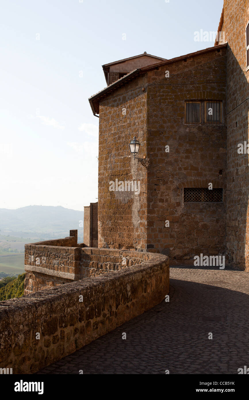 Le pareti di Orvieto, Italia. Foto Stock