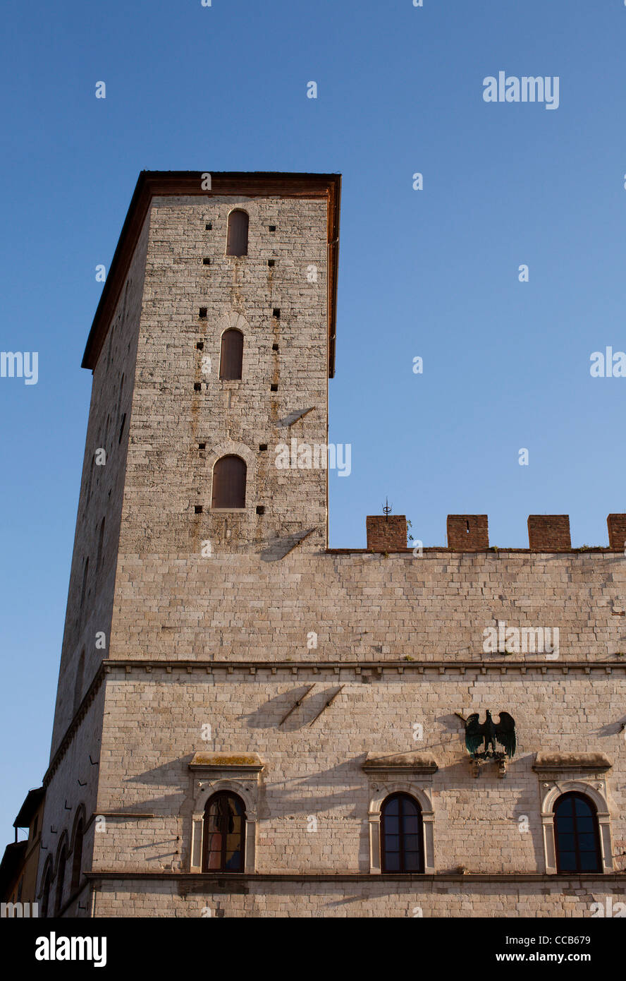 Il Palazzo dei Priori. Todi, Umbria, Italia. Foto Stock