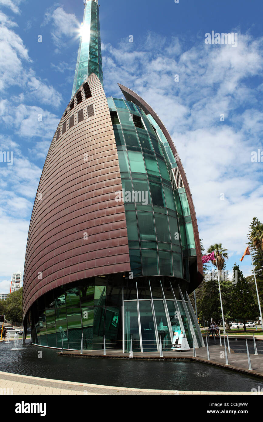 La torre campanaria a Perth, Western Australia. Foto Stock