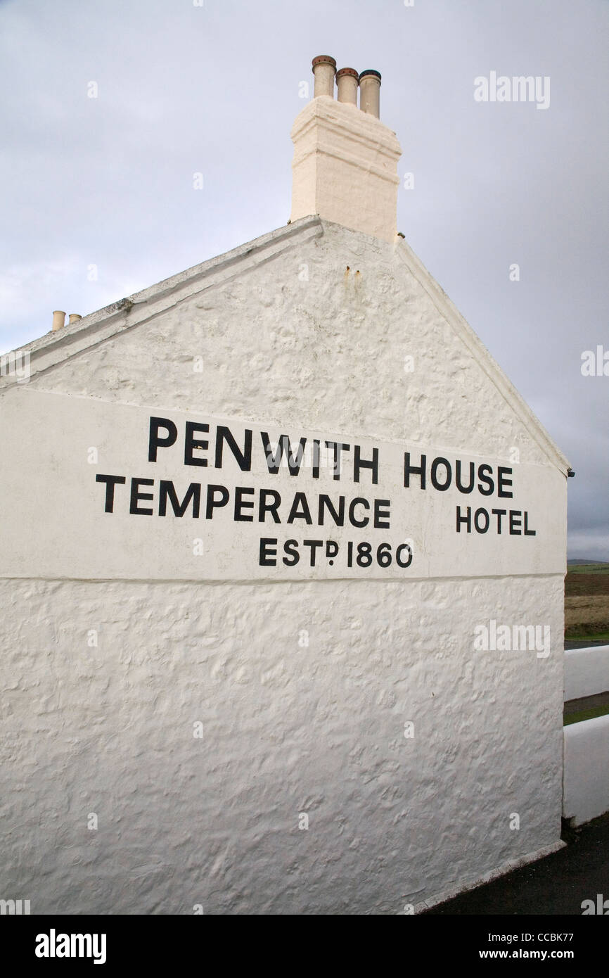 Penwith house hotel la temperanza a Lands End Cornwall Foto Stock
