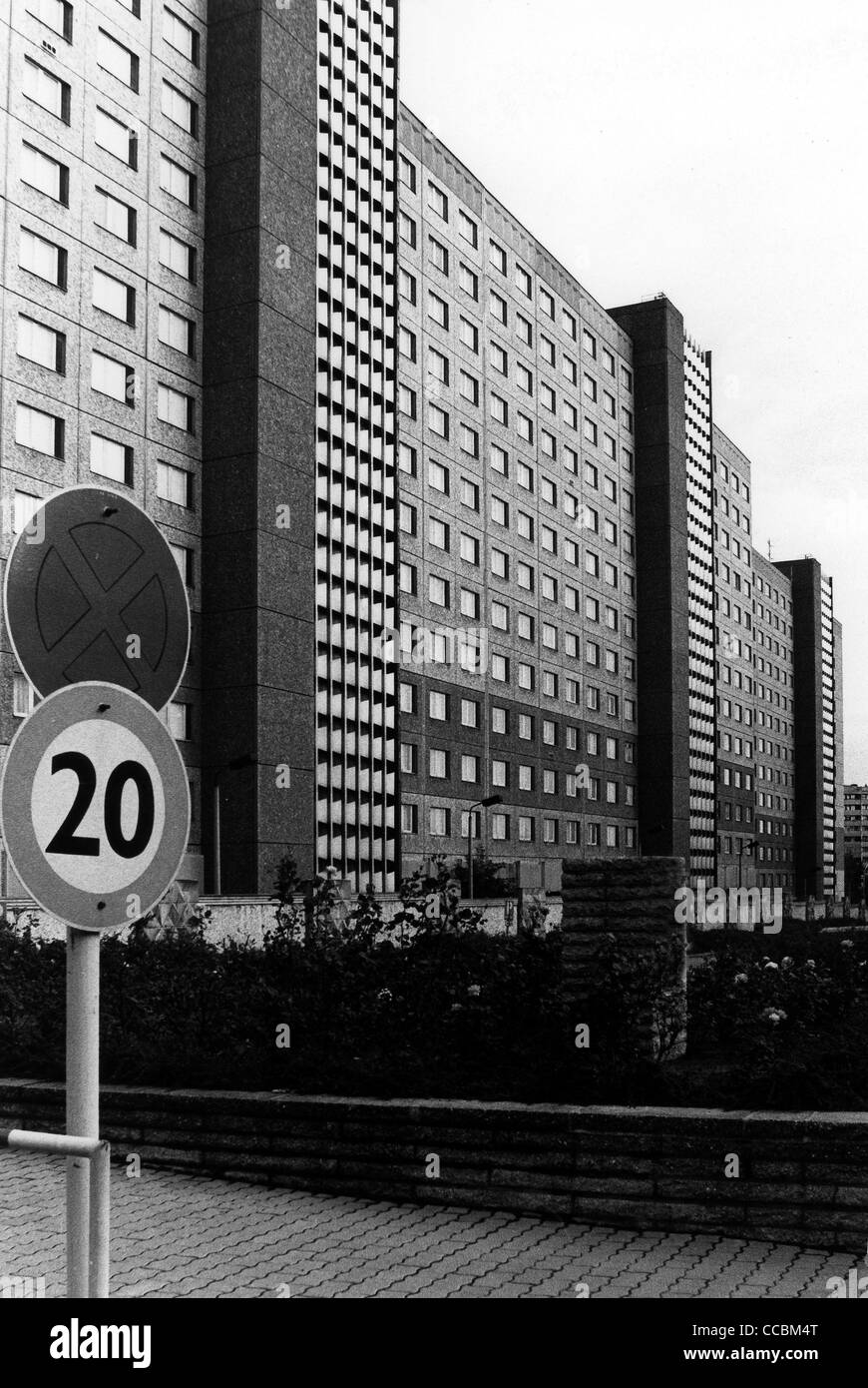 Capo del ministero per la sicurezza dello Stato della RDT a Berlino nel mese di agosto 1989. Foto Stock