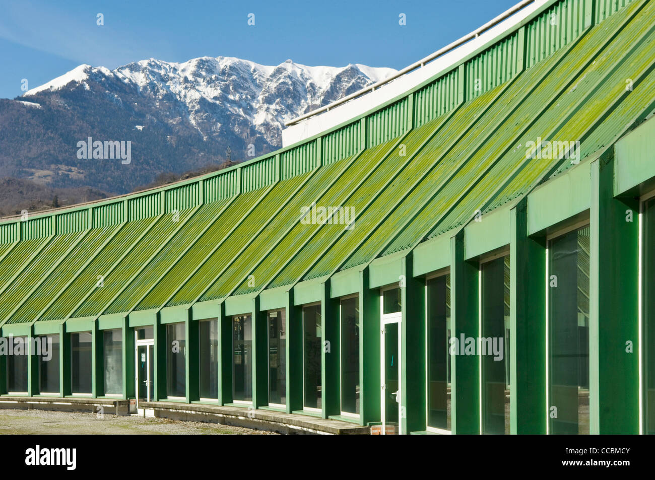 Palazzo dei congressi, Boario Terme, Italia Foto Stock