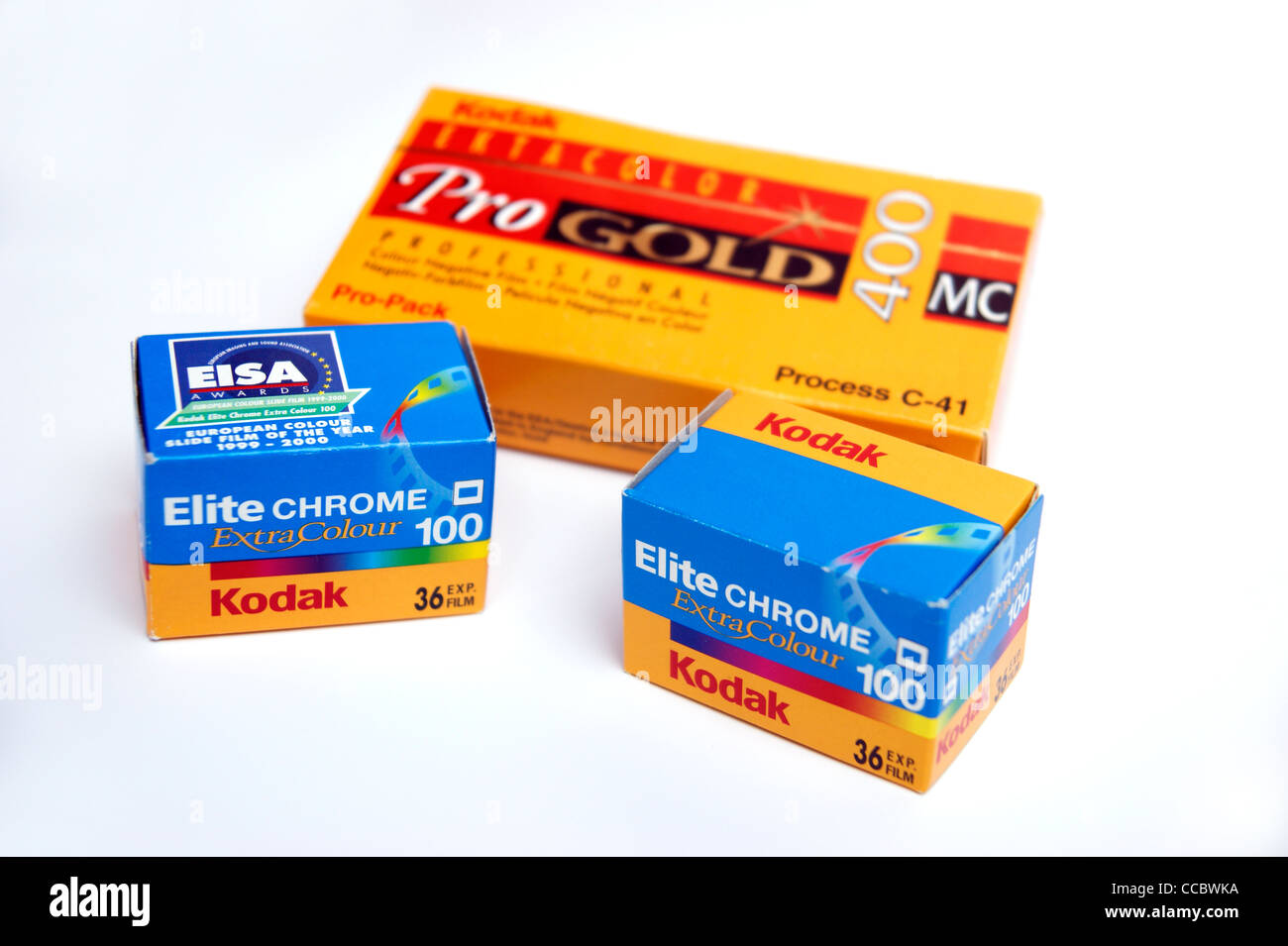 Kodak 35mm & medio formato pellicola (marchio kodak per deposito bankcruptcy) Foto Stock