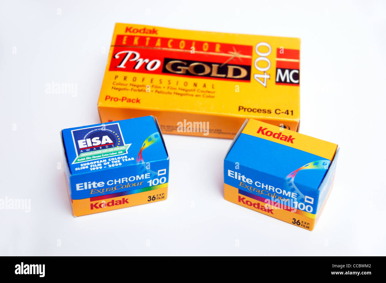 Kodak 35mm & medio formato pellicola (marchio kodak per deposito bankcruptcy) Foto Stock