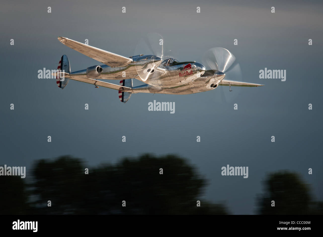 P-38 Lightning decolla Foto Stock