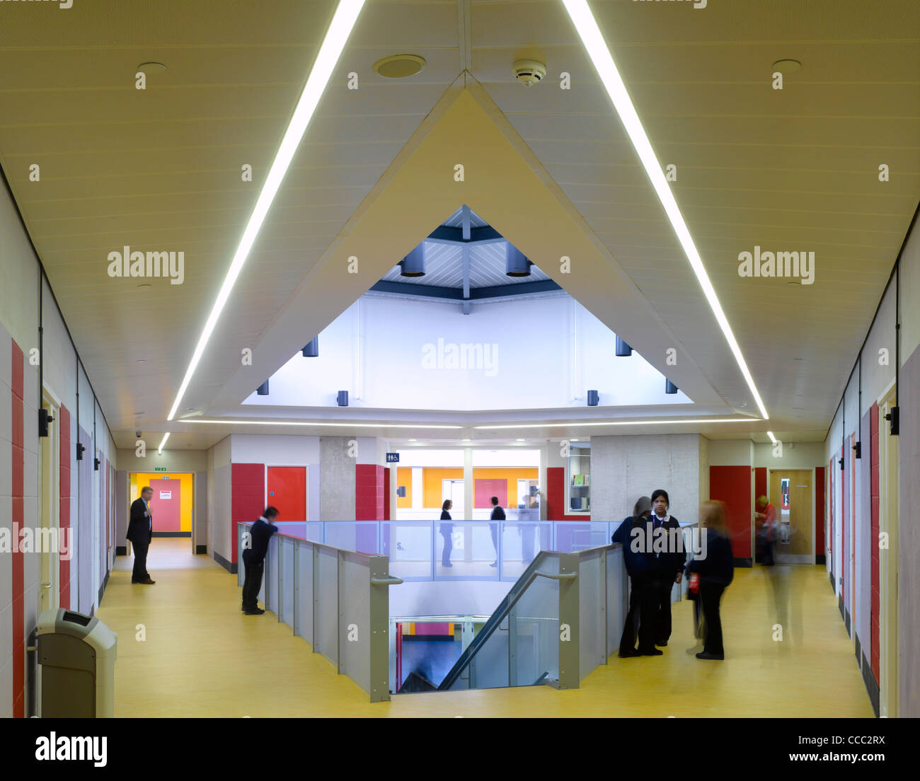 BRISTOL METROPOLITAN ACADEMY, WILKINSON EYRE ARCHITECTS, Bristol, Regno Unito, 2009 Foto Stock