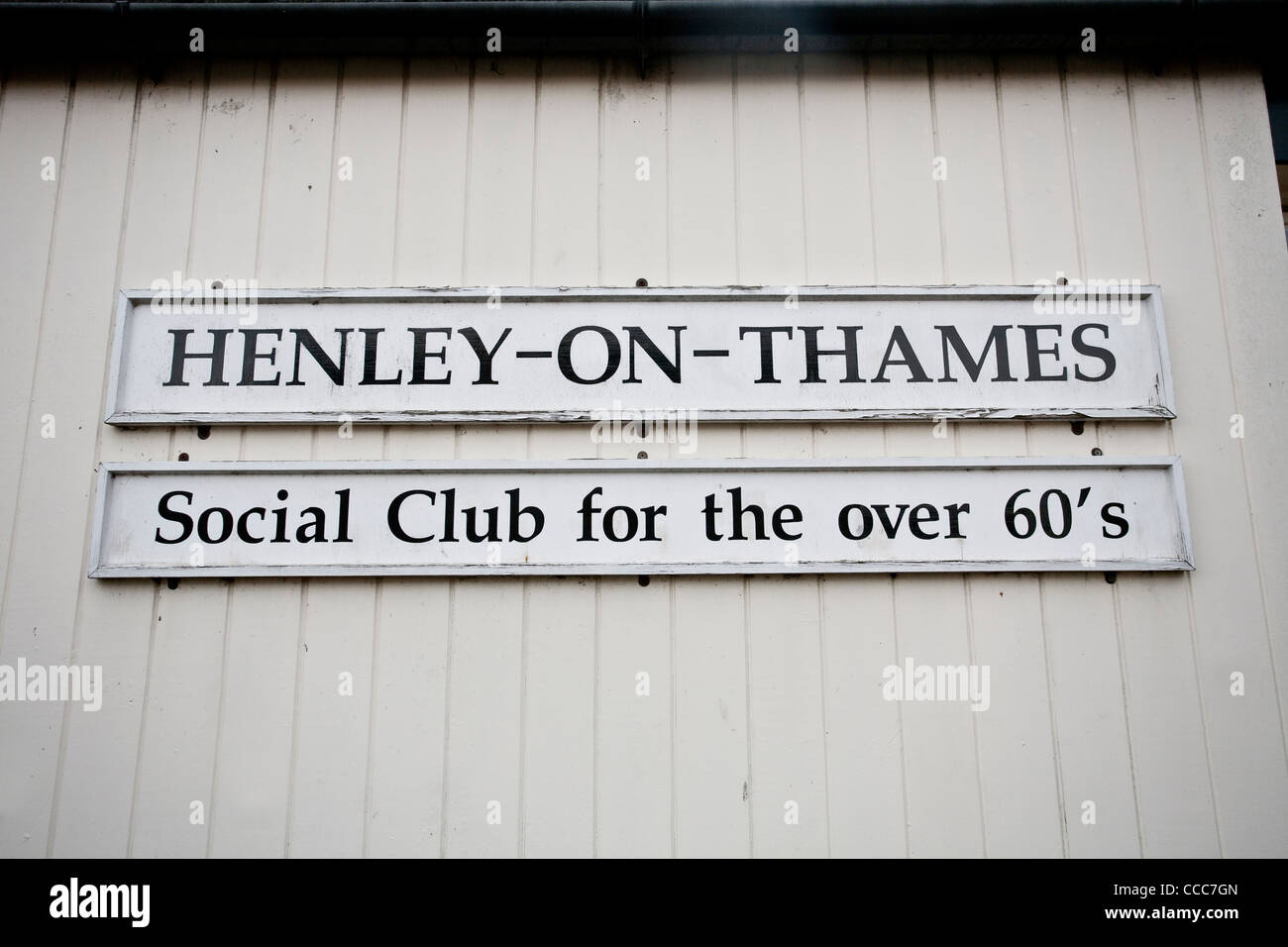 Social club per gli over 60, Henley-on-Thames, Inghilterra. Foto:Jeff Gilbert Foto Stock