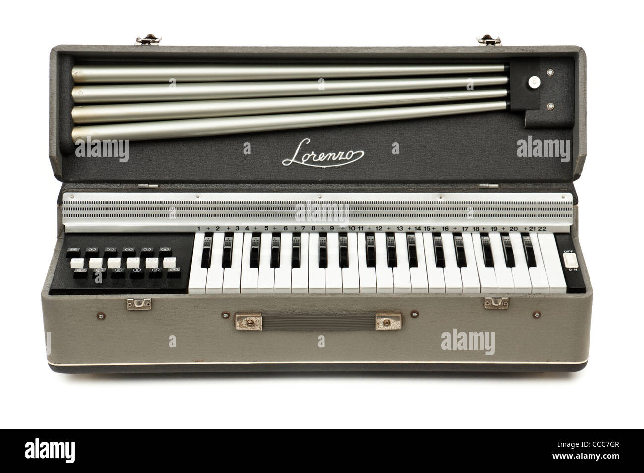 Vintage anni sessanta ventilatore portatile azionato a 18-corda organo a  canne da Lorenzo (Italia Foto stock - Alamy