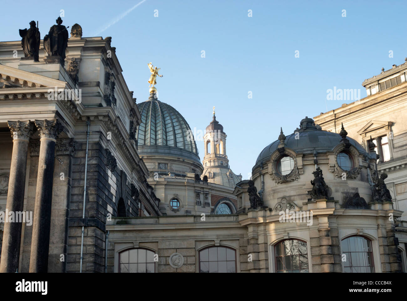 Architettura di Dresda, Dresda, Germania Foto Stock