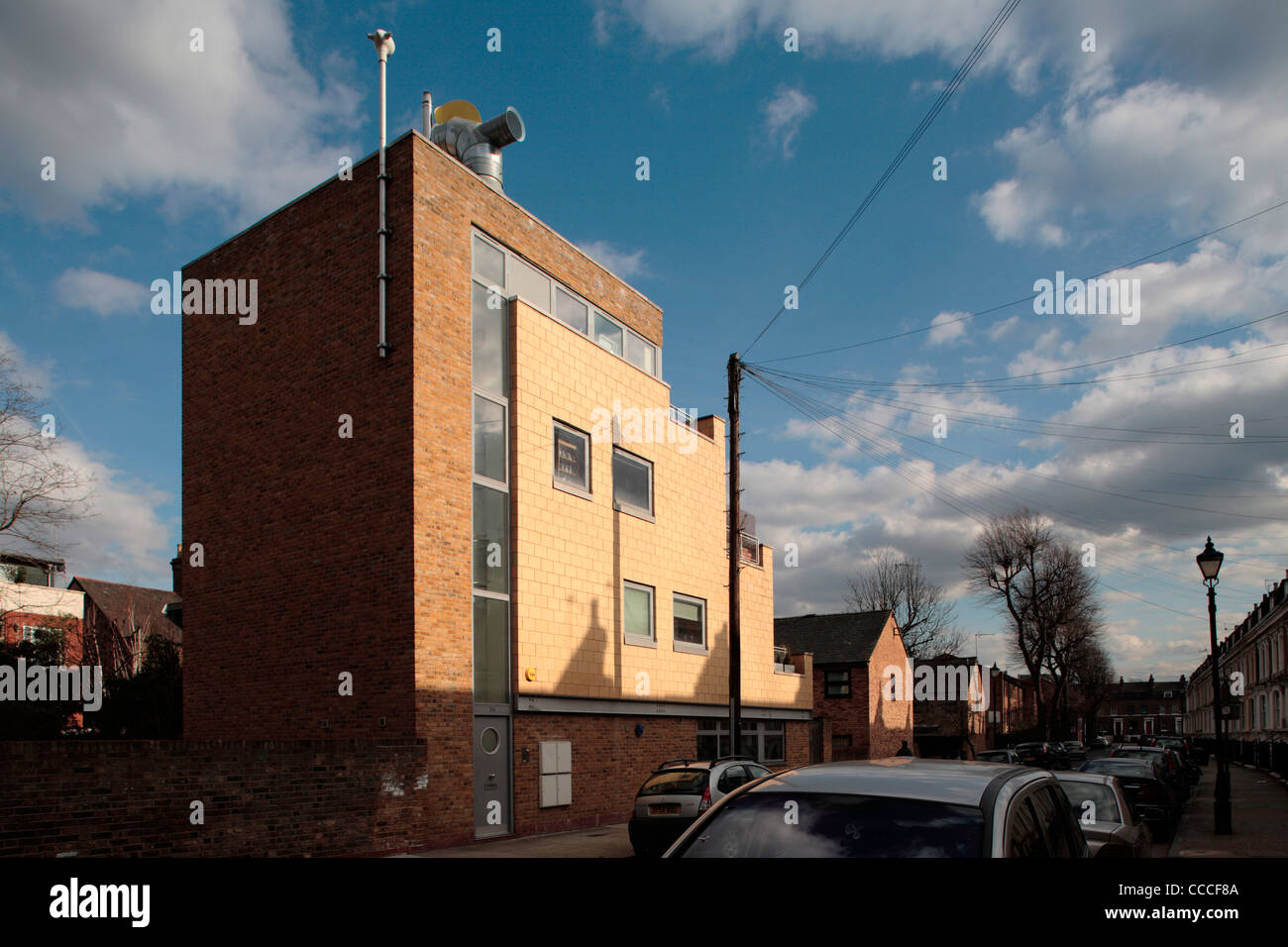 Sviluppo bowzed, tomlins Grove, Londra. architetto: bill dunster-zed factory. Foto Stock