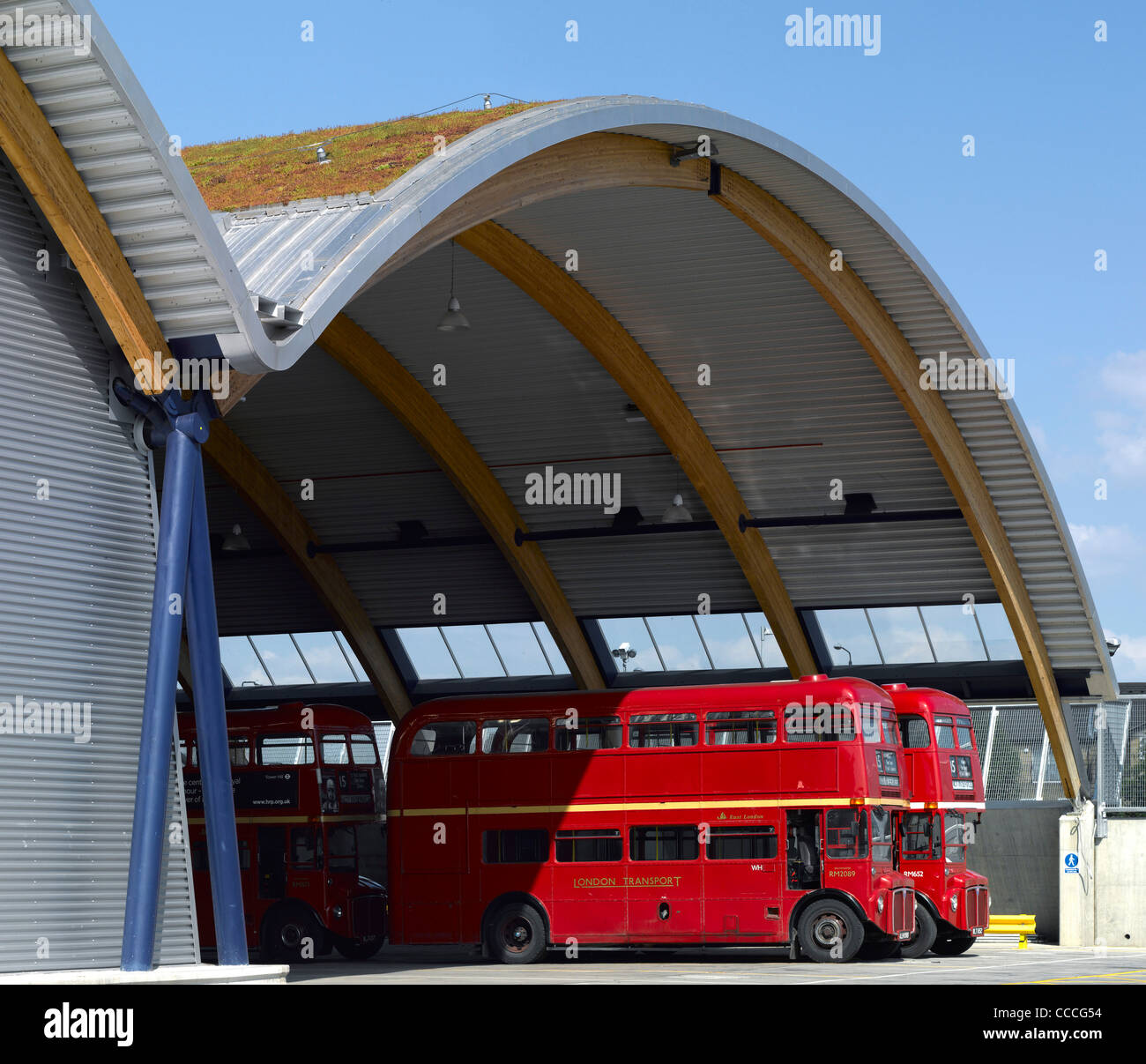 Tfl West Ham Bus Garage, West Ham, Regno Unito, 2010 Foto Stock