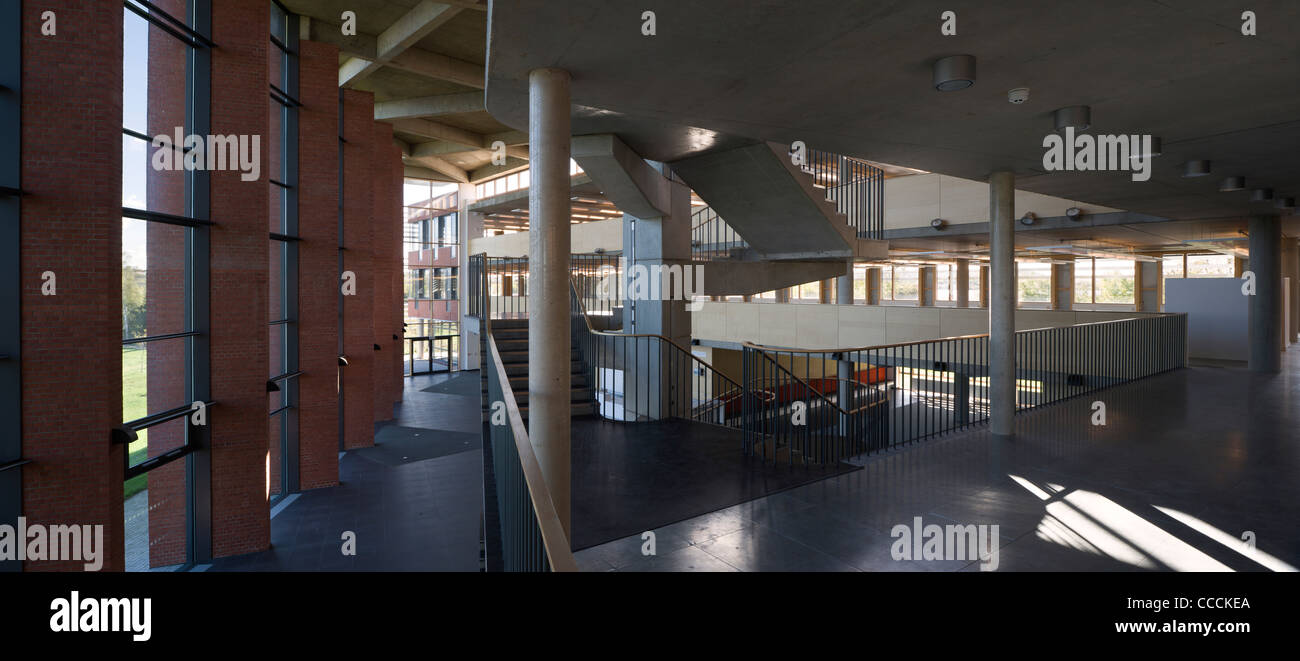 Il villaggio di Stewartby deve la sua esistenza alla fabbricazione di mattoni e progetto Kimberley (prende il nome da uno dei vecchi forni Foto Stock