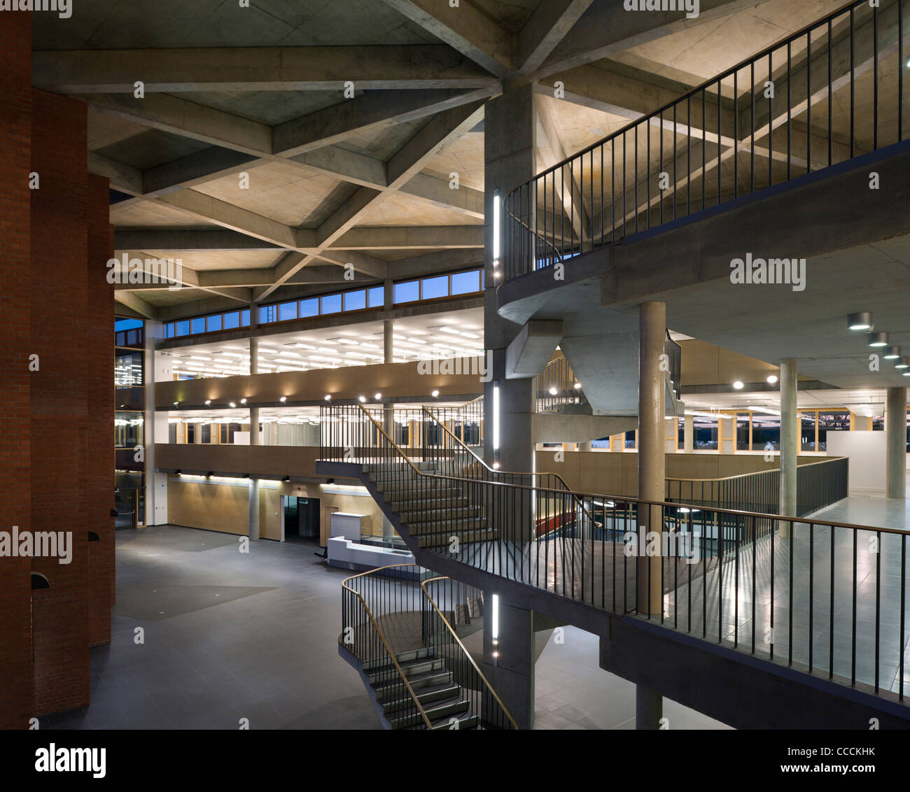 Il villaggio di Stewartby deve la sua esistenza alla fabbricazione di mattoni e progetto Kimberley (prende il nome da uno dei vecchi forni Foto Stock