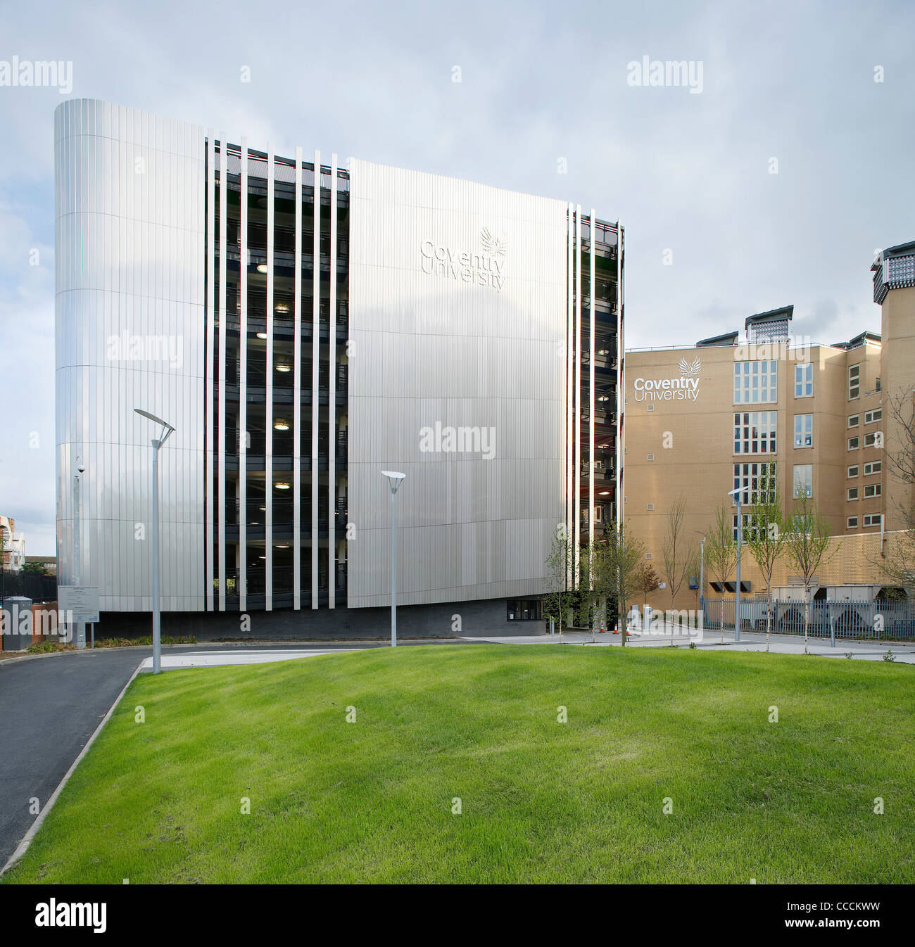 Università di Coventry Multi-Storey Car Park, Coventry, Regno Unito, 2010 Foto Stock