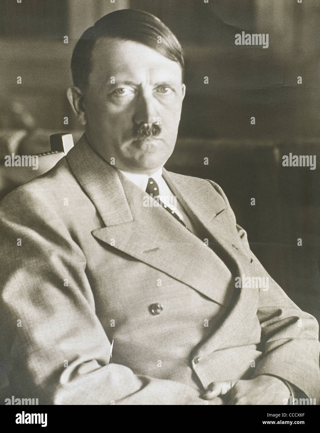 Adolf Hitler (1889-1945). Leader della nazionale socialista tedesco Partito dei lavoratori. La fotografia. Foto Stock