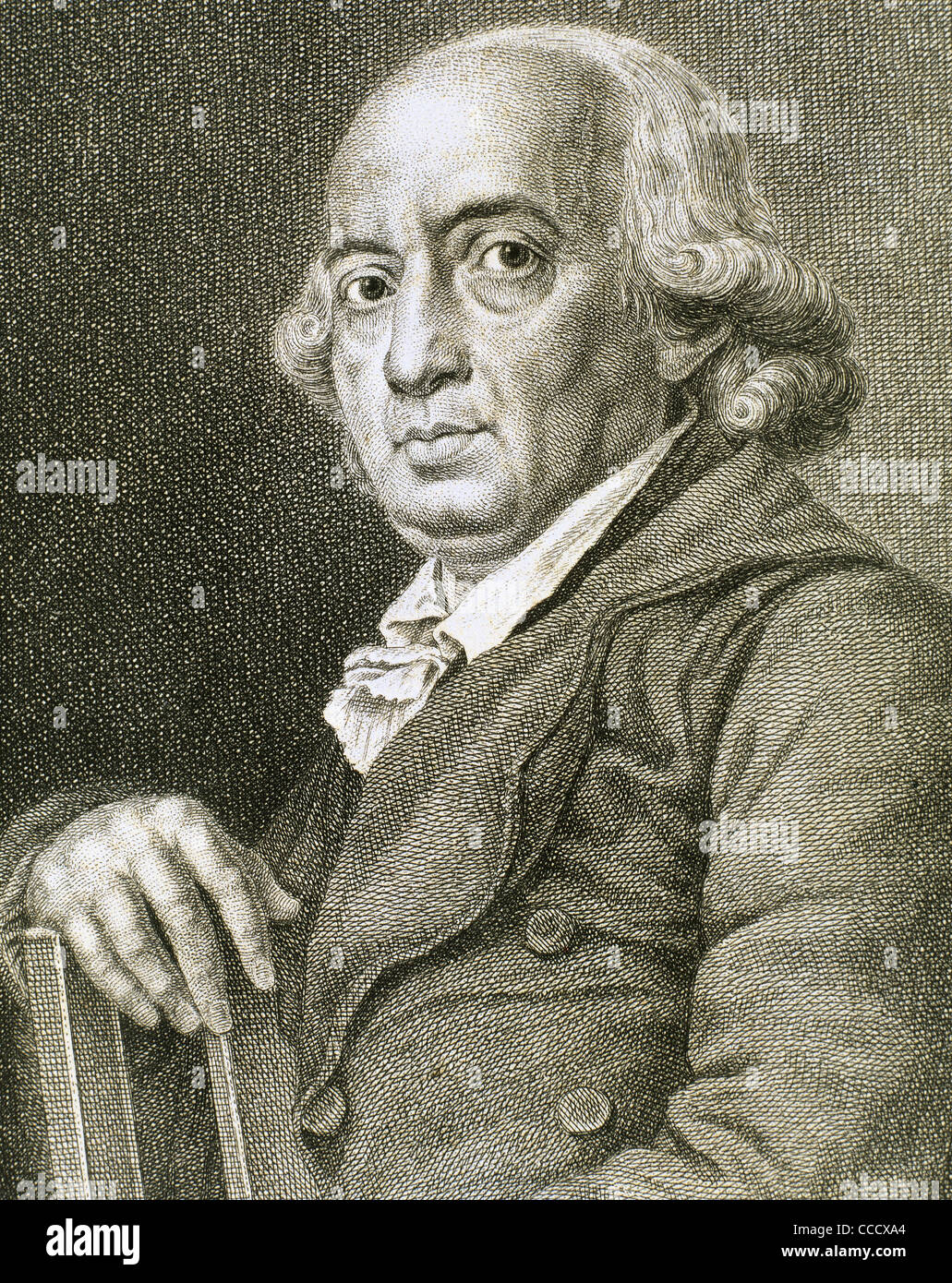 Herder, Johann Gottfried (1744-1803). Scrittore tedesco e filosofo. Incisione. Foto Stock
