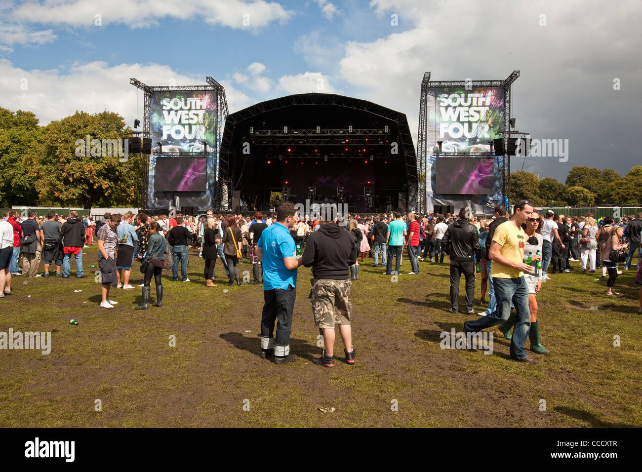 A sud-ovest di quattro Festival 2011, Clapham Common London, England, Regno Unito. Foto Stock