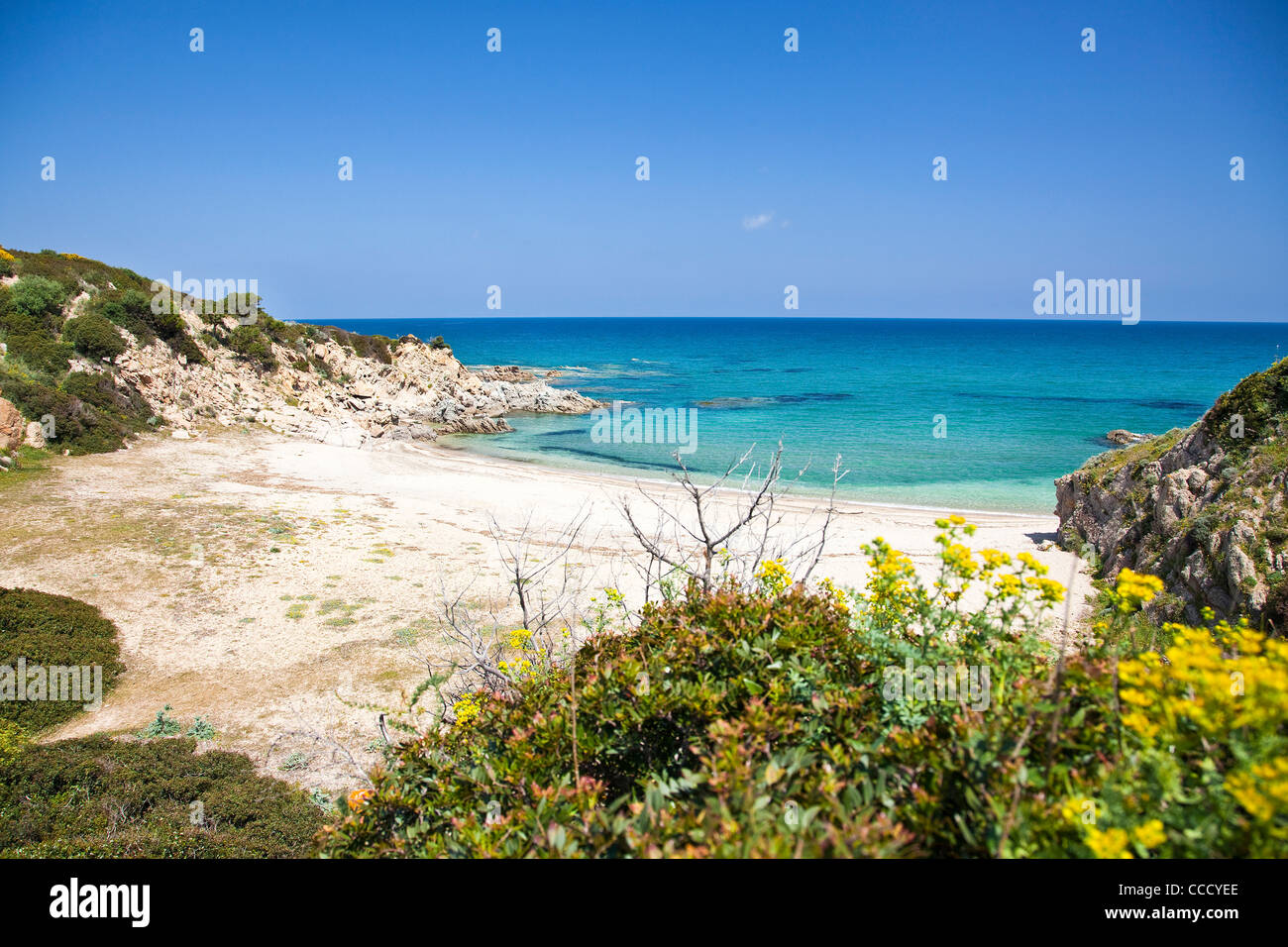 Portu de s'illixi, Cala Sa Figu, Capo Ferrato, Feraxi, Costa Rei. Muravera (CA), Sardegna, Italia, Europa Foto Stock