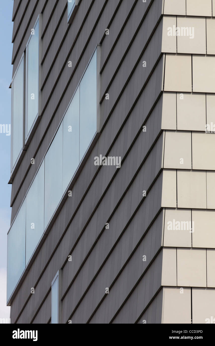 Nuova galleria d'arte caruso st John architects walsall esterne 2000 particolare visto da nord Foto Stock