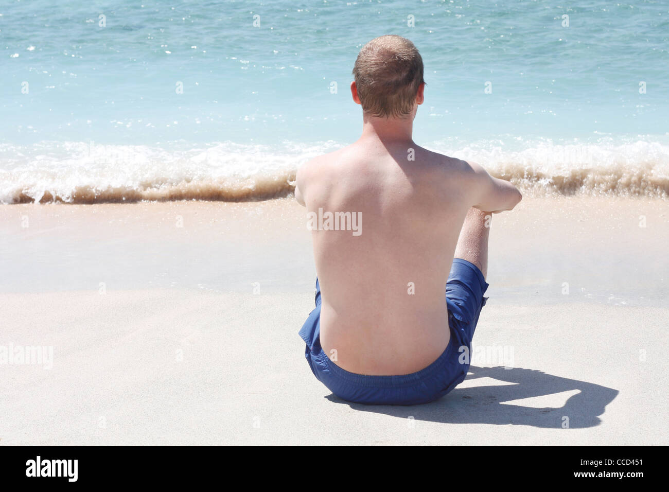 Relax in riva al mare Foto Stock