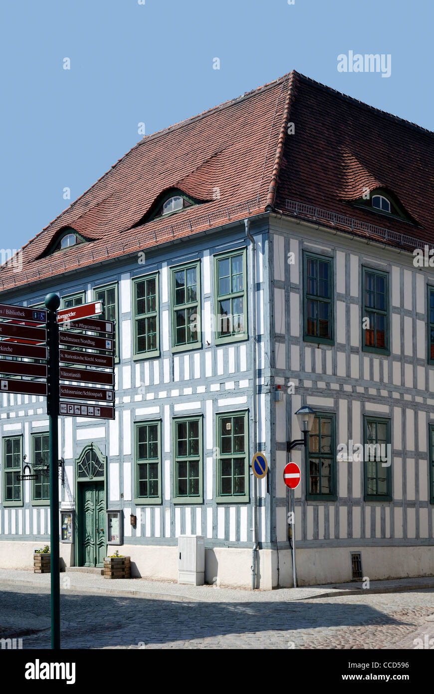 Museo di storia locale e la cultura della città Dahme in Mark Brandenburg. Foto Stock