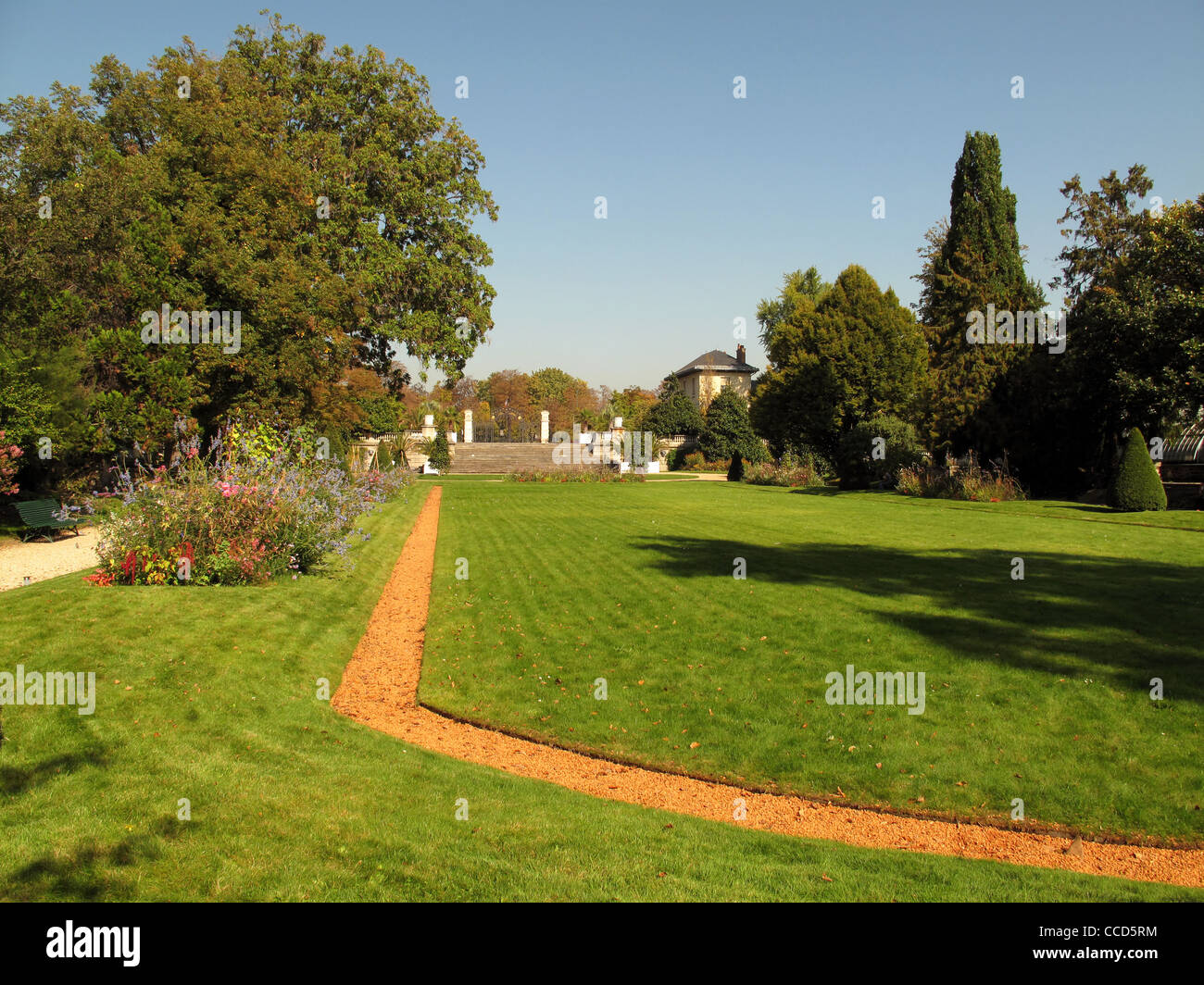 Jardin des serres d'Auteuil,Parigi,Francia,Bois de Boulogne,giardino serre di Auteuil,francese giardino formale,jardin a la Françai Foto Stock