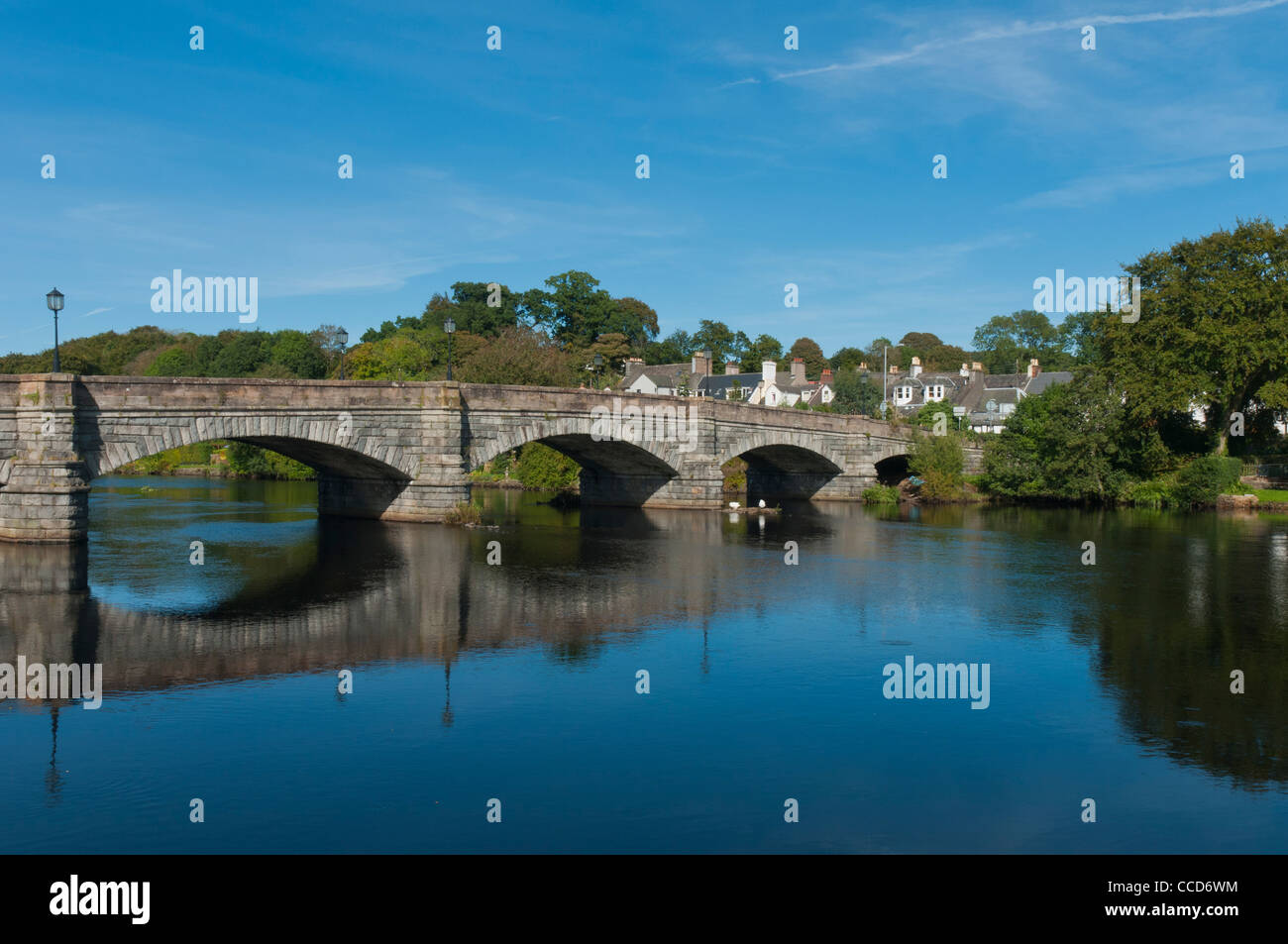 Ponte sul Fiume Cree Newton Stewart Dumfries & Galloway Scozia Scotland Foto Stock