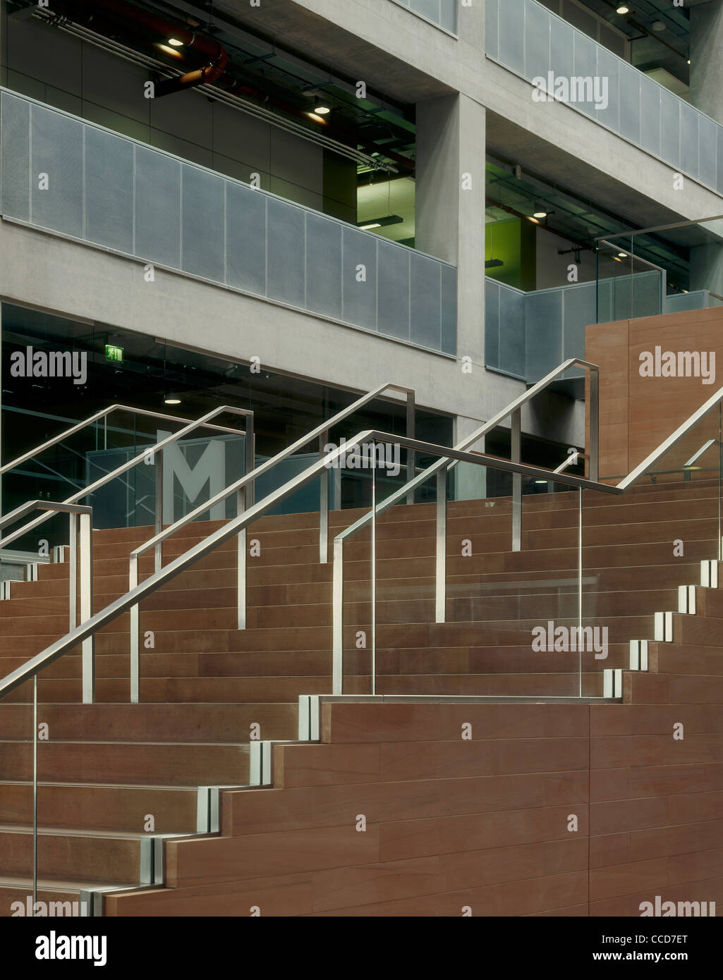 BBC Scotland HQ STAIR DETTAGLIO Foto Stock