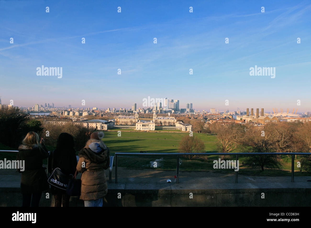 Regno Unito South London Greenwich la vista dal royal Observatory Foto Stock