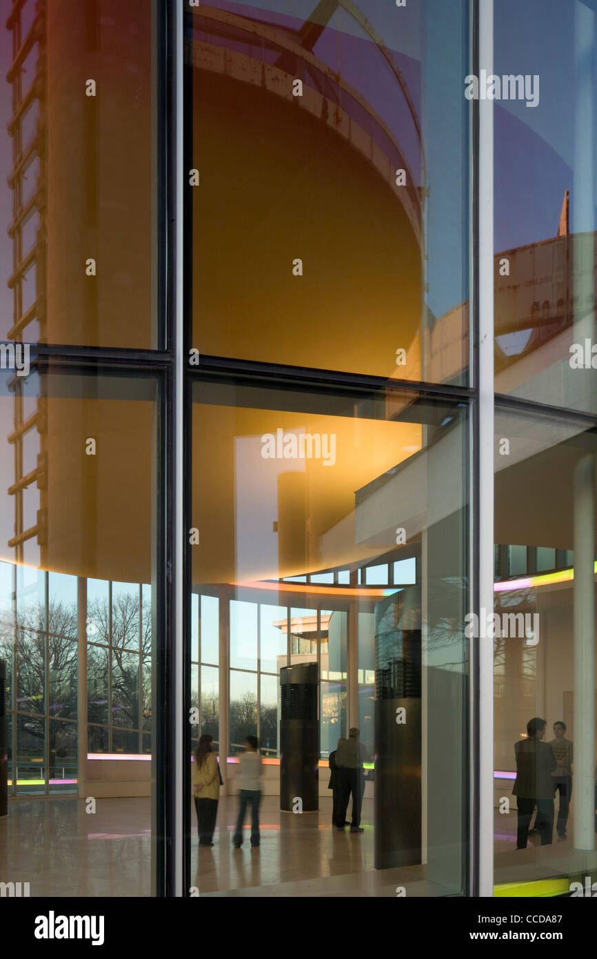 New York City-Based Caples Jefferson architetti hanno progettato il nuovo Queens Theater-In-The-Park, un Multi-Theater e luogo di ritrovo per eventi Foto Stock