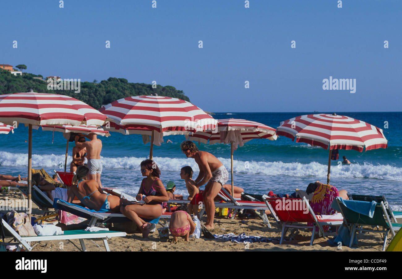 Lido di Isola d'Elba Foto Stock