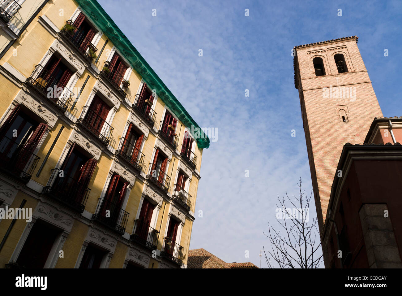La Iglesia de San Pedro El Viejo, Madrid, Spagna. Foto Stock